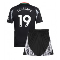 Arsenal Leandro Trossard #19 Fußballbekleidung Auswärtstrikot Kinder 2024-25 Kurzarm (+ kurze hosen)